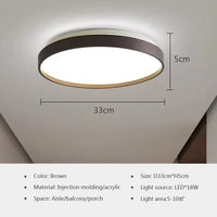 Modern minimalist ceiling light for elegant interior decor