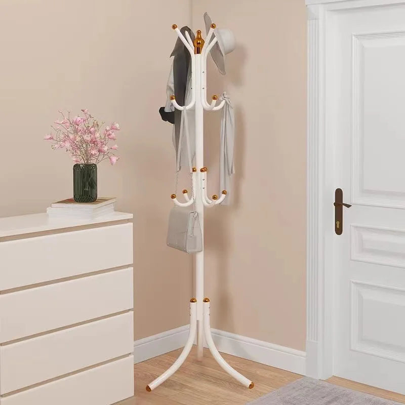 Steel Stand Vertical coat hangers ,Wall Entrance Shoe Coat Rack,Floor Clothes Wardrobes Clothing Shelf Furniture