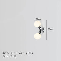 suspension en métal et verre blanc pour intérieur moderne