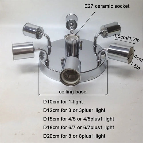Minimalist ceramic ceiling lamp holder - vue 7 sur 6