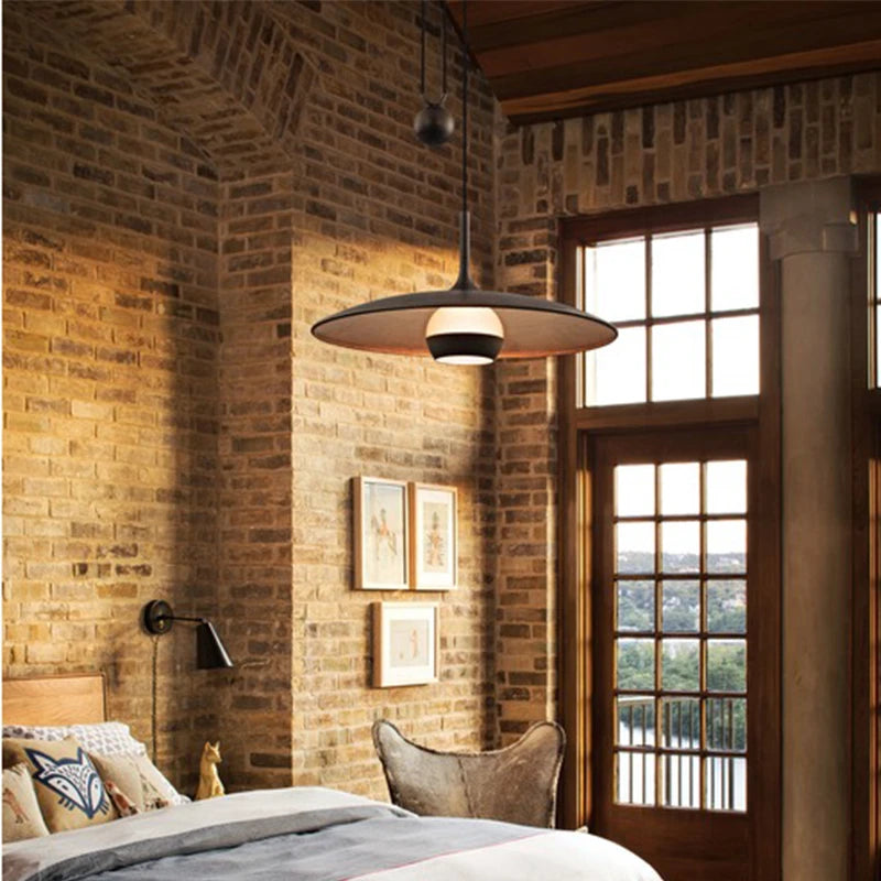 lustre minimaliste design ovni pour intérieur moderne créatif - vue 5 sur 7