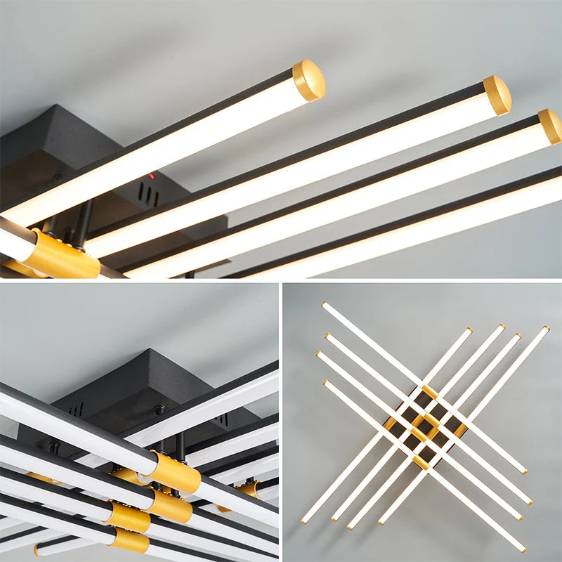 led plafonnier luminaire intérieur chambre salon hall cuisines - vue 5 sur 15