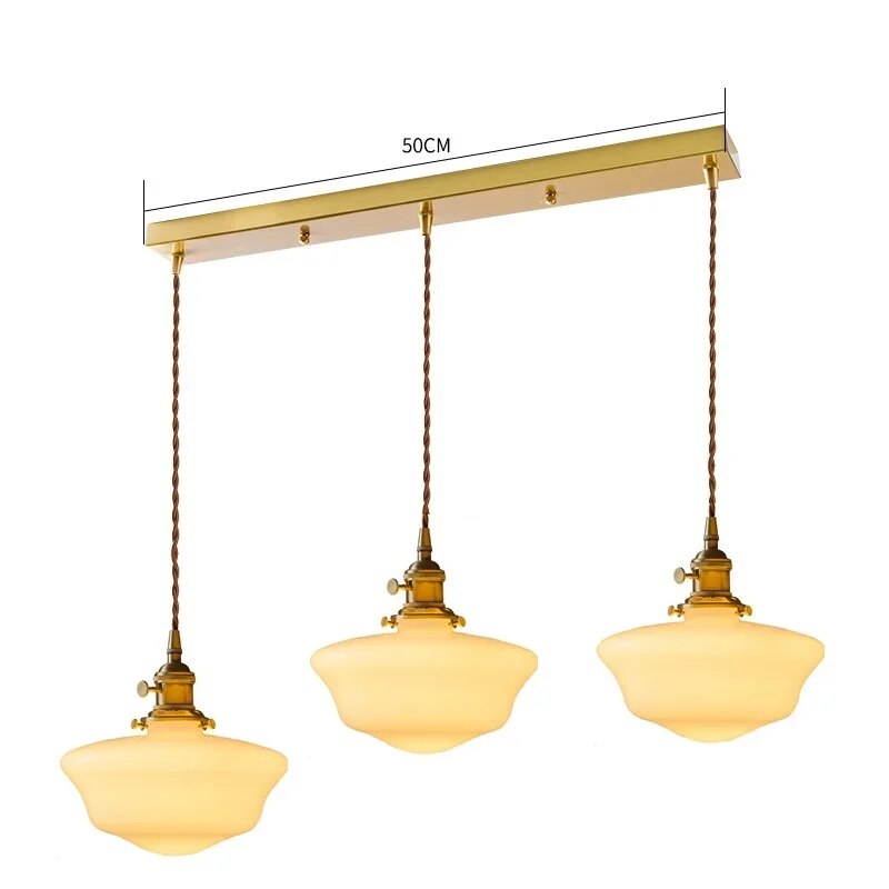 Suspension LED en verre blanc laiteux - vue 22 sur 30