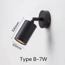 spot led extérieur double tête étanche pour jardin balcon clôture