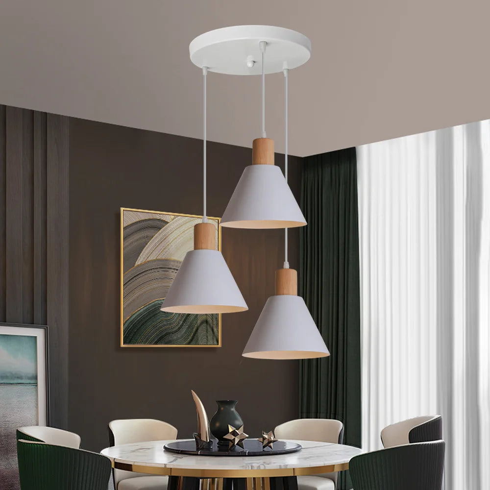 simple suspension led moderne pour décoration industrielle