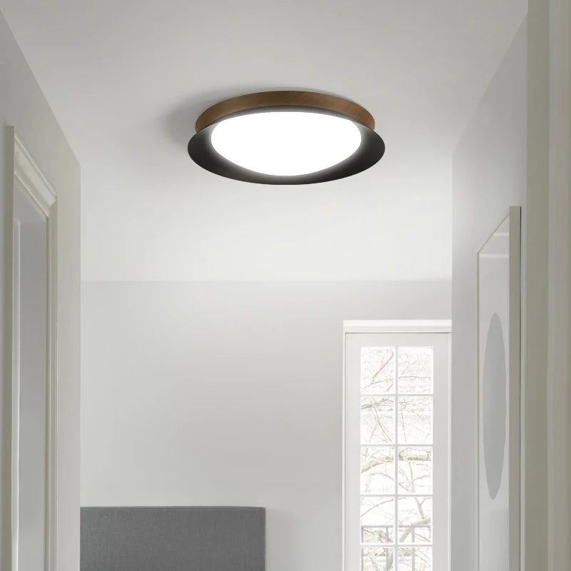 Minimalist nordic LED round ceiling light for interiors - vue 5 sur 10