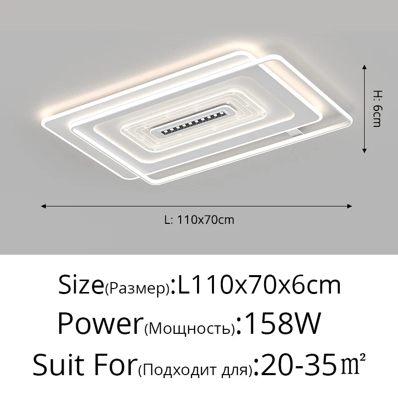 plafonnier led nordique pour intérieur et ambiance chaleureuse - vue 15 sur 14