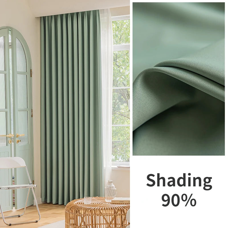 Rideau occultant thermique épais pour salon chambre