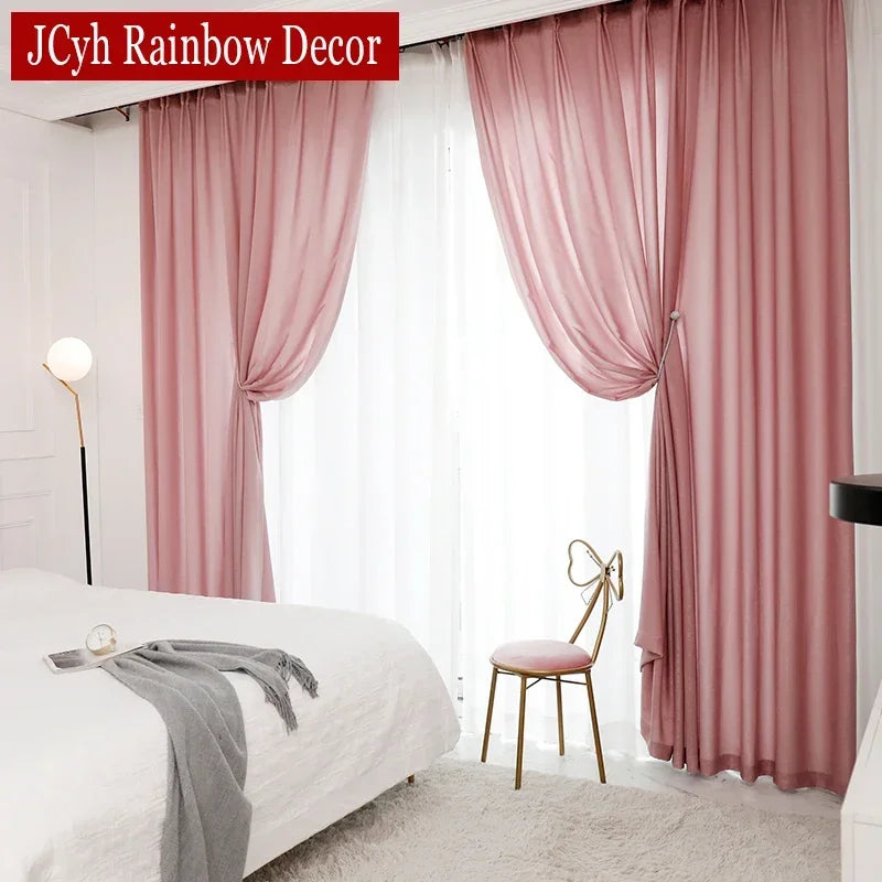 Voilage tulle semi froissé moderne pour salon chambre - vue 5 sur 9