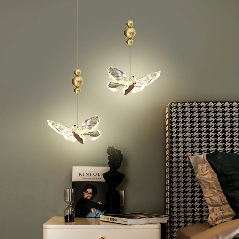 applique murale led papillon pour décoration intérieure moderne - vue 6 sur 8