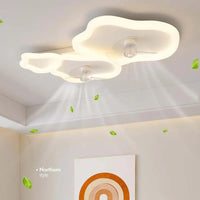 plafonnier led moderne avec ventilateur télécommandé et luminosité réglable