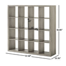 6/9/12/16-Cube Storage Organizer  Bookshelf, Bookcase Locker Living Room Furniture Home, Open Storage, Easy Assembly