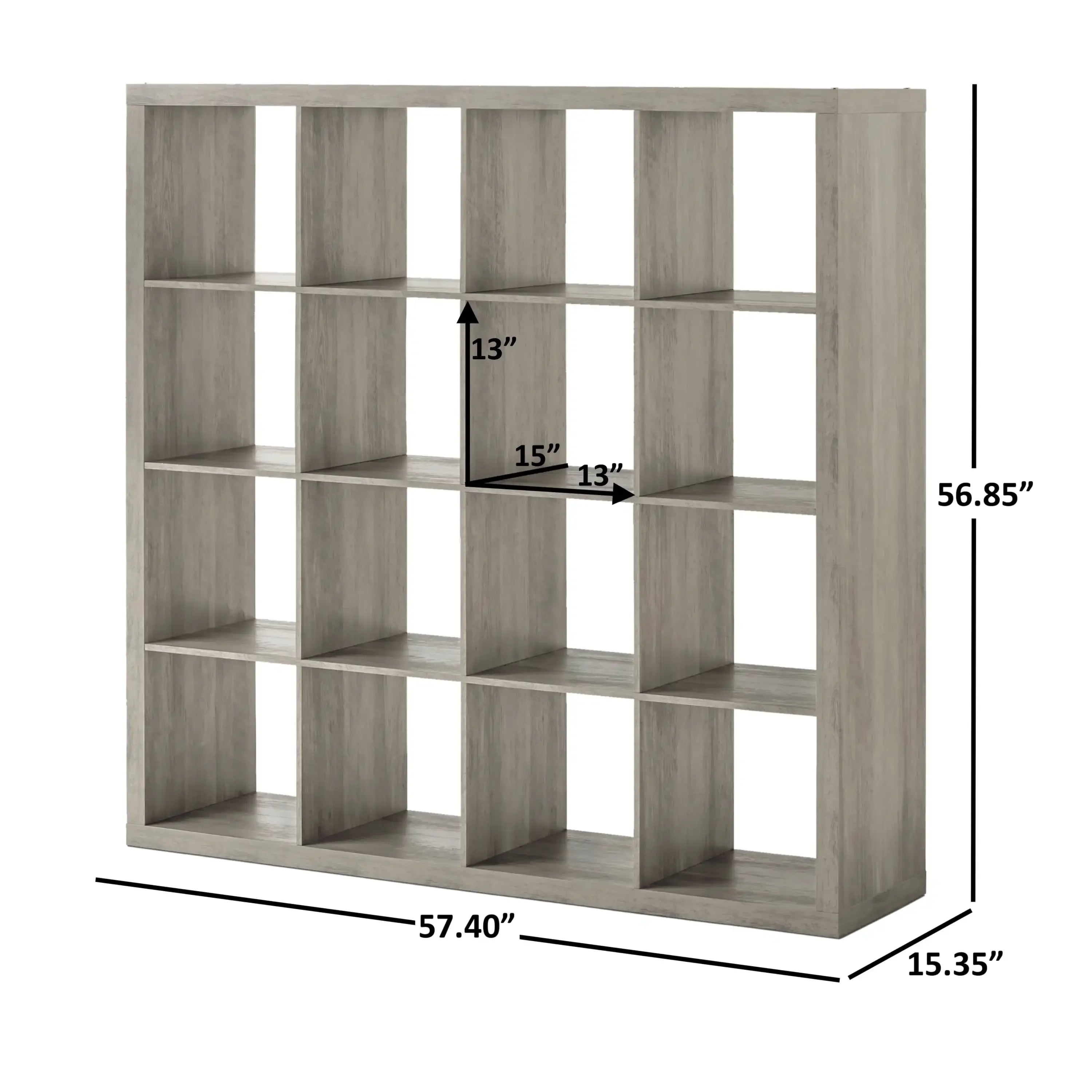 6/9/12/16-Cube Storage Organizer  Bookshelf, Bookcase Locker Living Room Furniture Home, Open Storage, Easy Assembly - vue 3 sur 22