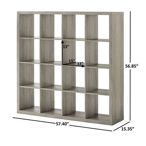 6/9/12/16-Cube Storage Organizer  Bookshelf, Bookcase Locker Living Room Furniture Home, Open Storage, Easy Assembly - vue 4 sur 22