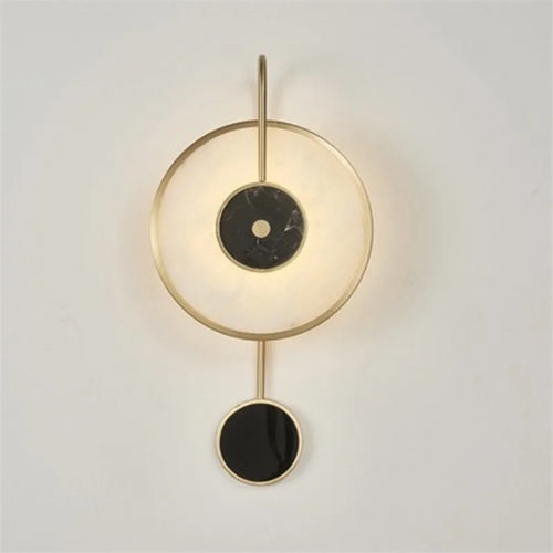 Modern marble wall light minimalist design luxury contemporary decor
