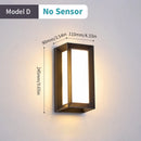 applique murale led extérieure avec détecteur de mouvement automatique