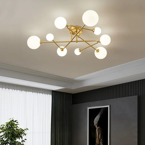 Modern nordic minimalist decorative indoor pendant light - vue 2 sur 9