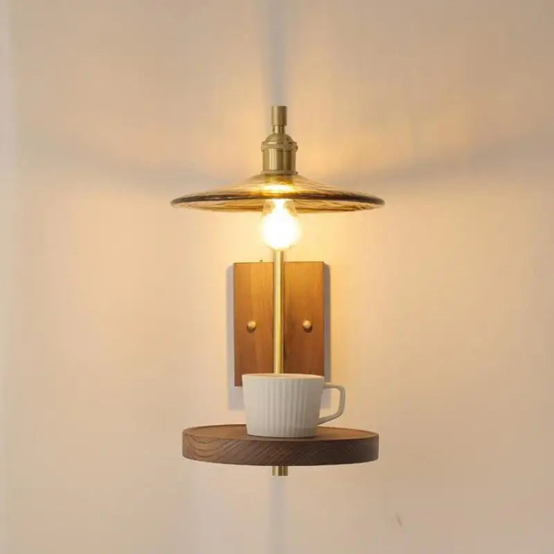 applique murale vintage design en verre pour intérieur élégant - vue 2 sur 9