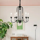 lustre rétro en cristal avec lampes led pour salon luxueux