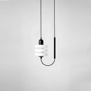 suspension scandinave en verre design minimaliste pour éclairage intérieur