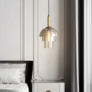 Modern glass pendant light for minimalist interior decoration