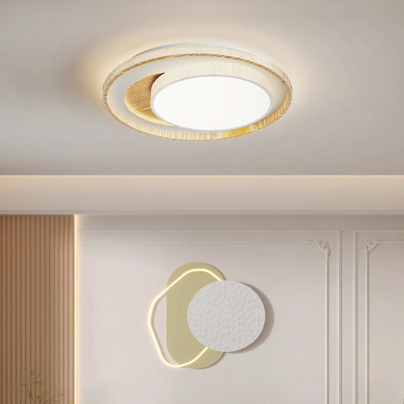 Modern minimalist nordic creative recessed LED ceiling light - vue 3 sur 14
