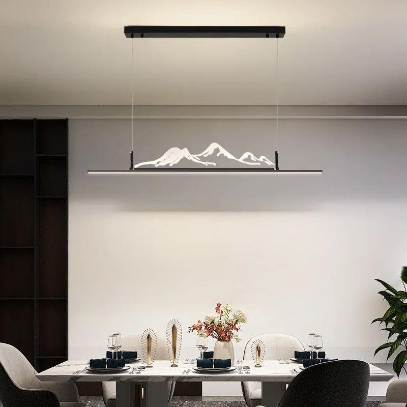 lustre moderne iceberg créatif pour restaurant et salon de thé - vue 5 sur 12