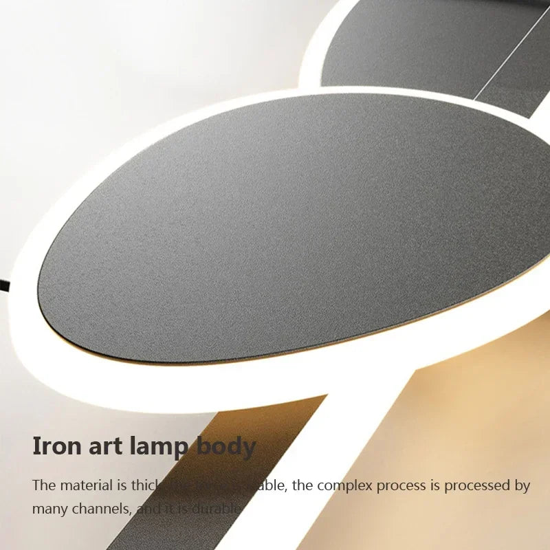 suspension moderne à led pour décoration intérieure élégante - vue 6 sur 10