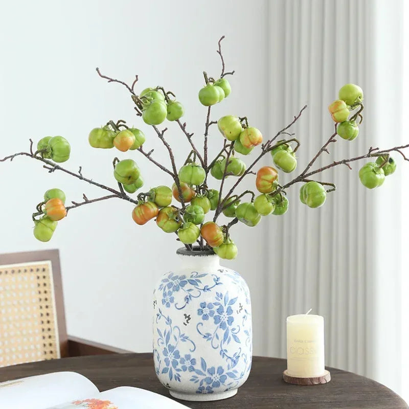 plantes artificielles citrouilles décoratives pour balcon et hôtel - vue 6 sur 12