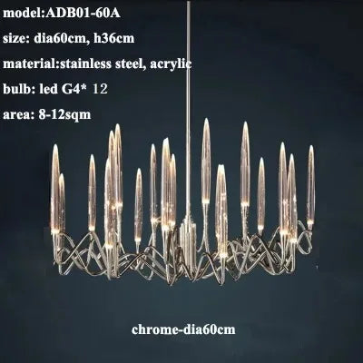 applique murale en cristal design lumineux pour intérieur élégant - vue 9 sur 22