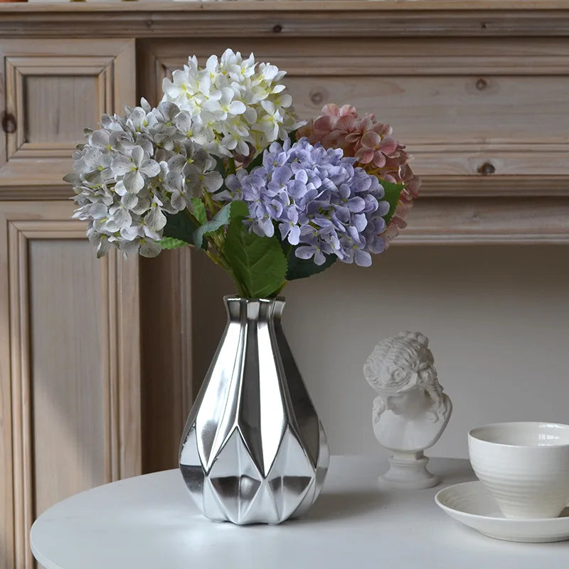 Realistic artificial hydrangea flower for wedding and floral decoration - vue 6 sur 13