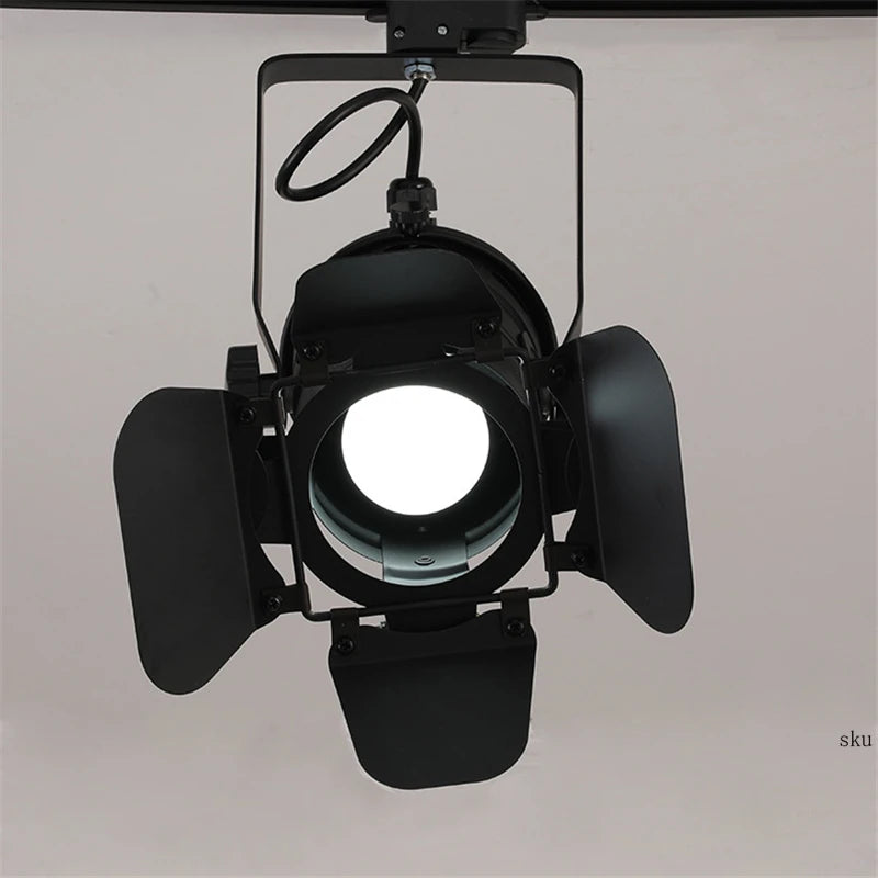 plafonnier led moderne style industriel rétro pour bar et café - vue 9 sur 13