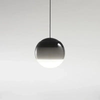 suspension moderne en verre pour décoration lumineuse élégante