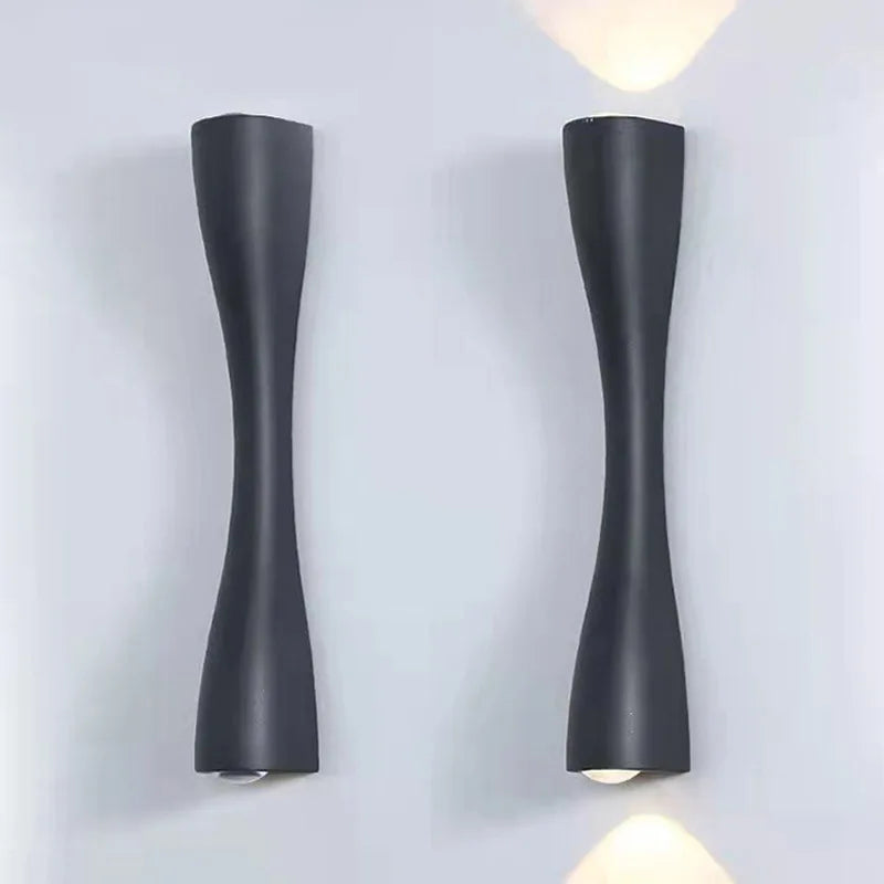 applique murale led minimaliste moderne imperméable idéale intérieur extérieur