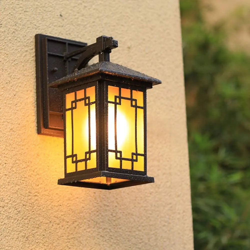 Mengjay appliques murales extérieures lampes luminaire moderne étanche Patio lumière LED pour porche à la maison - vue 5 sur 8
