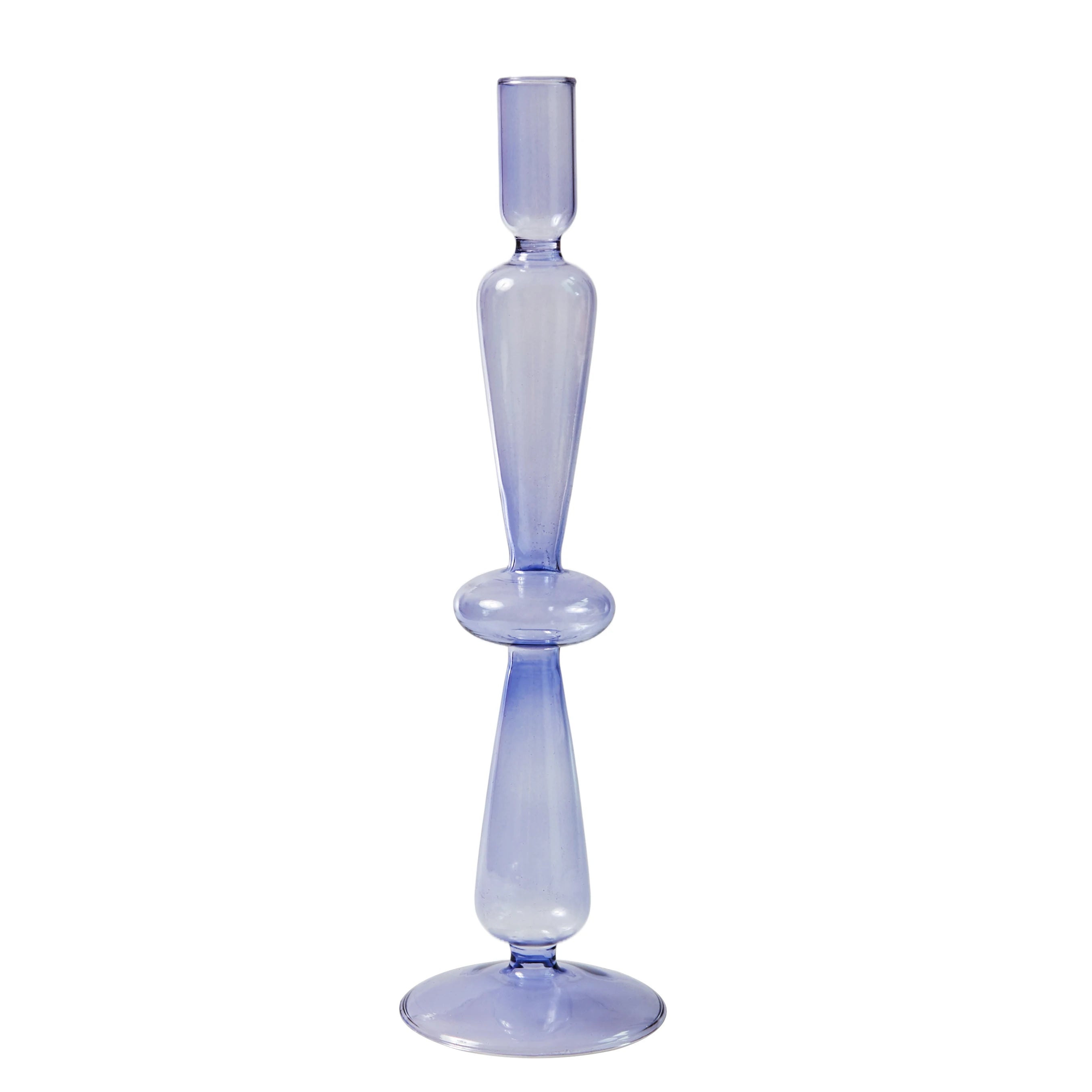bougeoirs coniques en verre pour décoration de table de mariage - vue 17 sur 32
