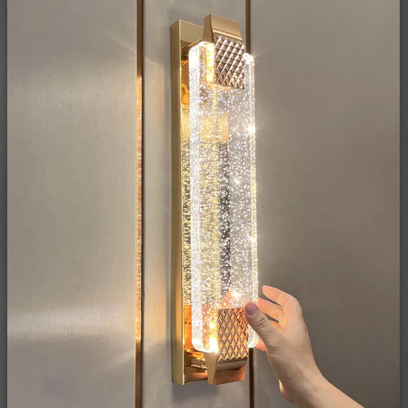 applique luxe moderne or noir 110-220v décoration éclairage intérieur - vue 3 sur 16