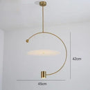 Minimalist Nordic acrylic chandelier for modern decoration