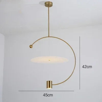Minimalist Nordic acrylic chandelier for modern decoration - vue 14 sur 14