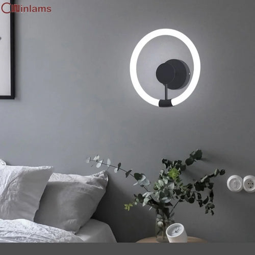 applique murale nordique moderne à led design contemporain pour intérieur - vue 2 sur 7