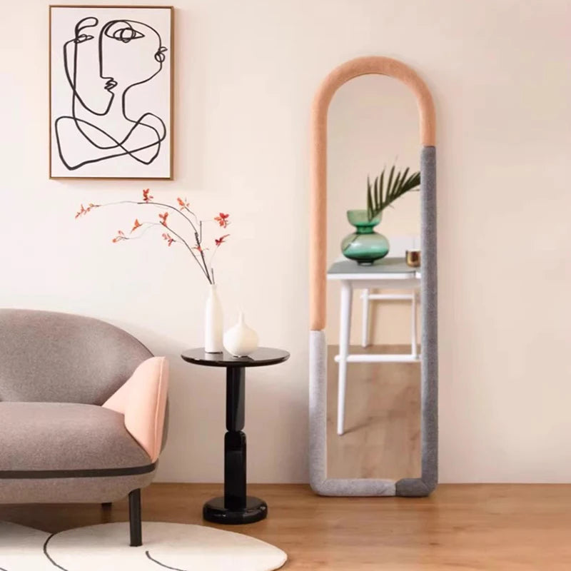 miroir nordique moderne pour décoration créative et esthétique - vue 4 sur 9