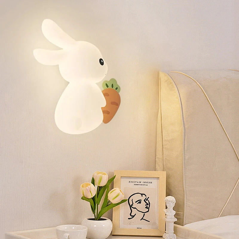 applique murale lapin mignon pour chambre d'enfant créative et ludique - vue 2 sur 9
