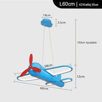 Lustre Led moderne en forme d'avion