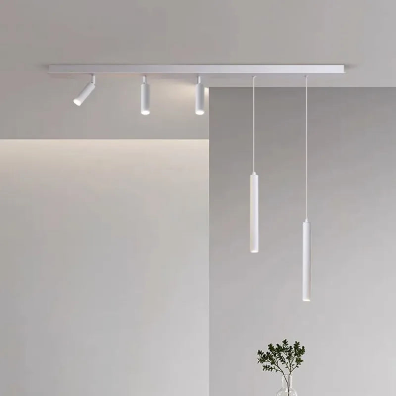 Modern minimalist LED chandeliers for elegant interior decor - vue 3 sur 12