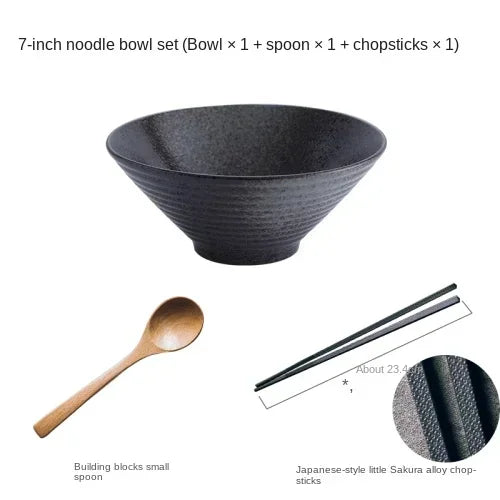 bol ramen en céramique style japonais motifs traditionnels