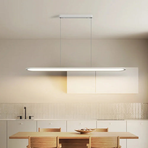 Modern minimalist LED chandelier for Nordic decor - vue 4 sur 12