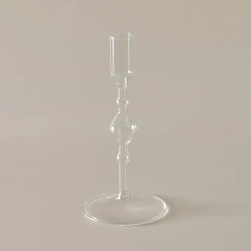 bougeoir en verre pour décoration intérieure créative et élégante - vue 11 sur 18