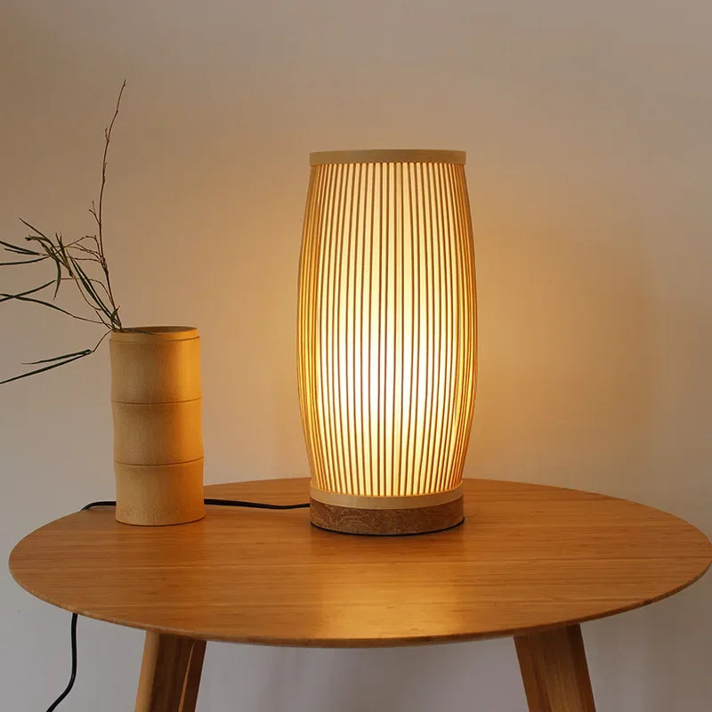 Lampe de Table japonaise Tatami Club Zen - vue 3 sur 13