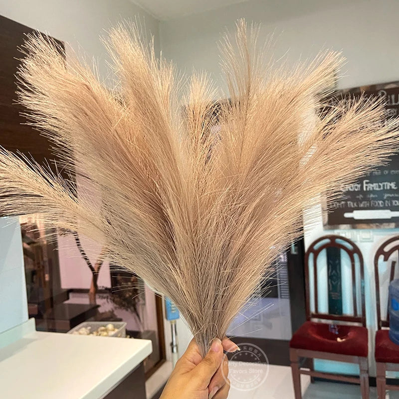 lot de bouquets dherbe de pampa artificielle pour décoration intérieure - vue 5 sur 15