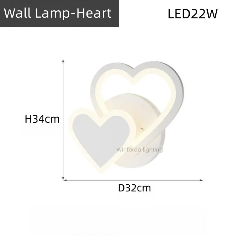lustre led moderne créatif pour chambre enfant et salon intérieur - vue 13 sur 13